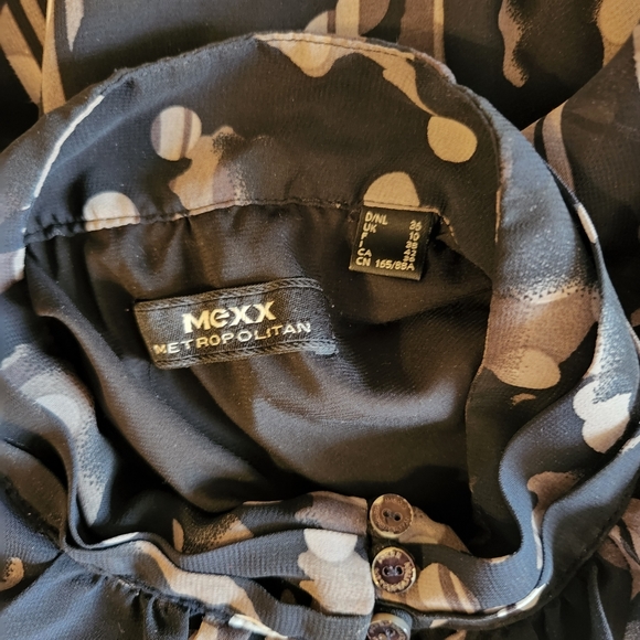 Mexx work dress black print - Picture 5 of 7